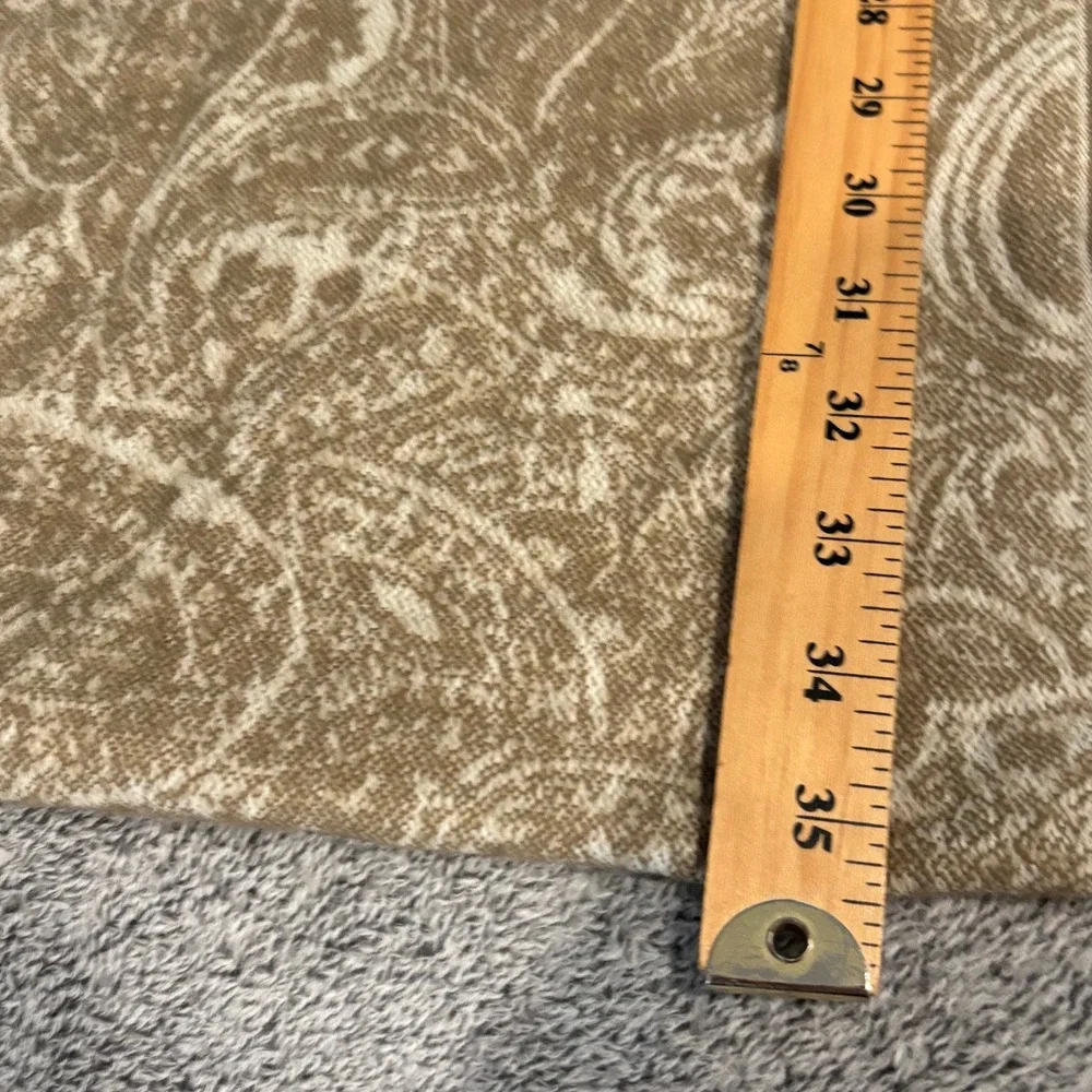 Lands End Paisley‎ Scarf Wrap Fringed Classic Preppy Cozy Old Money Boho 20957